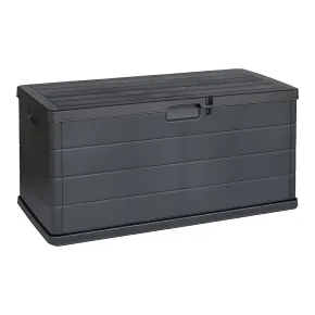 Contenitore Baule 340L 119x59x57 cm in Plastica con Maniglie Integrate
