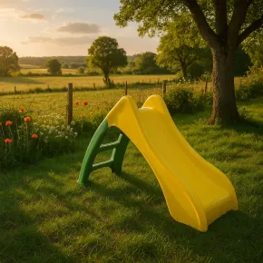Scivolo Bambini 120x56x75 cm da Giardino Resina Resistente 2