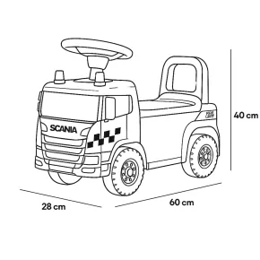 Camion Costruzioni Bambini Primi Passi 60x28x40 cm con Suoni e Luci 2