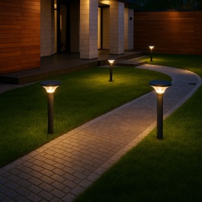 Lampione da Giardino a Palo Led 3.000K 4.000K 6000K 2