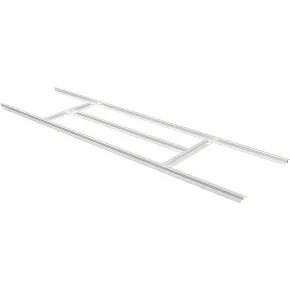 Kit di Fondazione per Casetta da Giardino 203x117 cm Acciaio Zincato