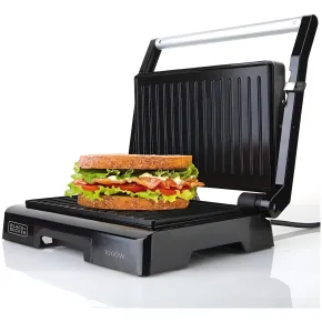 Grill Compatto Black+Decker MINI 1.000W Antiaderente Nero Grigio 2