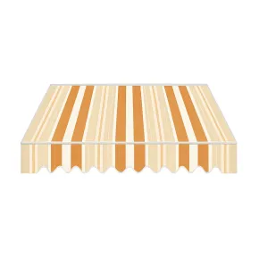 Tenda da Sole a Caduta 100x245 cm Alluminio e Poliestere Arancione
