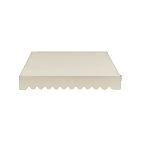 Tenda da Sole a Caduta 100x245 cm Balcone Alluminio Poliestere Tortora