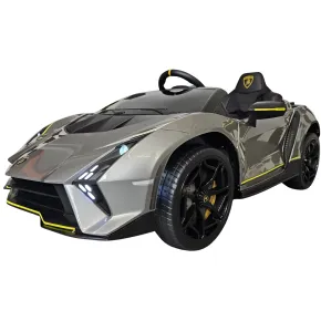 Lamborghini Grigia 12V Macchina Elettrica per Bambini