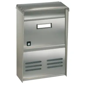 Cassetta Postale in Inox da Esterno Formato Rivista Antigraffio