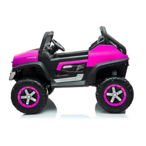 Macchina Elettrica per Bambini Mercedes Unimog Fuori Strada Rosa 2