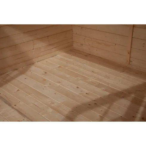 Pavimento Abete Grezzo per Casetta Agata con Base in Legno Autoclave