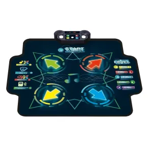 Tappeto per Bambini Interattivo Musicale Danza Blu con Luci e Bluetooth