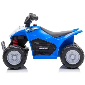 Quad Elettrico per Bambini Blu Honda 7,2V con Luci LED Ricaricabile 2