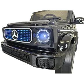 Macchina Elettrica per Bambini Mercedes EQG 12V Nero con Telecomando
