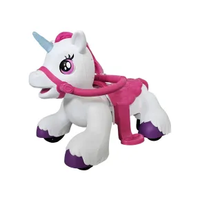 Unicorno Elettrico Cavalcabile 12V per Bambini con Luci e Suoni 2