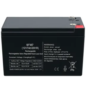 Batteria 12V 7Ah Ricambio Compatibile con Giochi Elettrici per Bambini