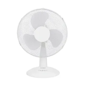 Ventilatore da Tavolo 45W con 3 Velocità Oscillante Inclinazione Regolabile
