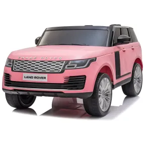 Macchinina a Batteria 12V Range Rover Full Optional Rosa Display Touch