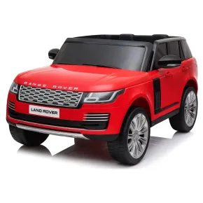 Auto Elettrica Bambini 4x4 Range Rover Rosso Display Touch Telecomando