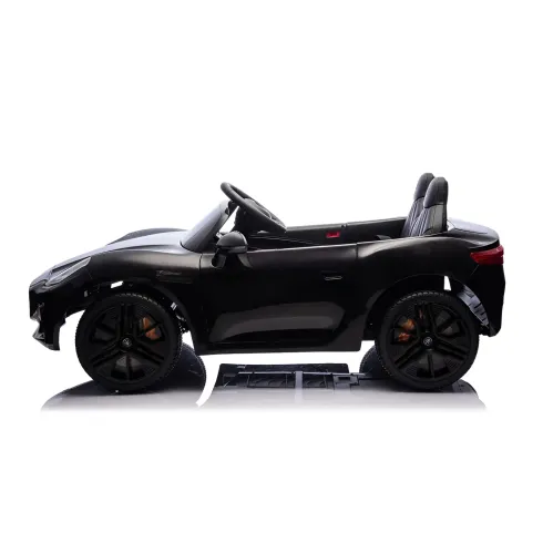 Auto Elettrica Bambini Maserati Folgore 2 Posti 12V Nero Doppio Motore
