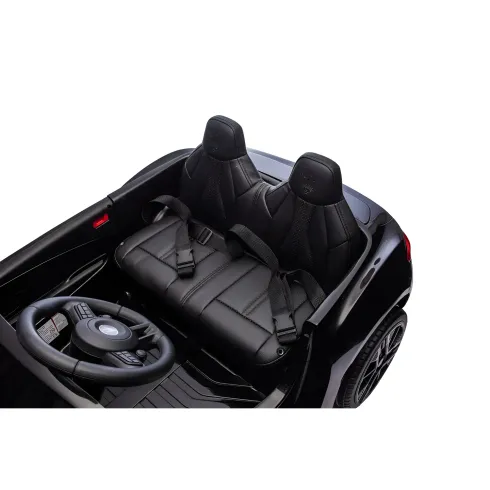 Auto Elettrica Bambini Maserati Folgore 2 Posti 12V Nero Doppio Motore