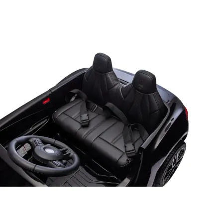Auto Elettrica Bambini Maserati Folgore 2 Posti 12V Nero Doppio Motore
