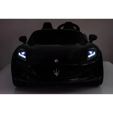 Auto Elettrica Bambini Maserati Folgore 2 Posti 12V Nero Doppio Motore