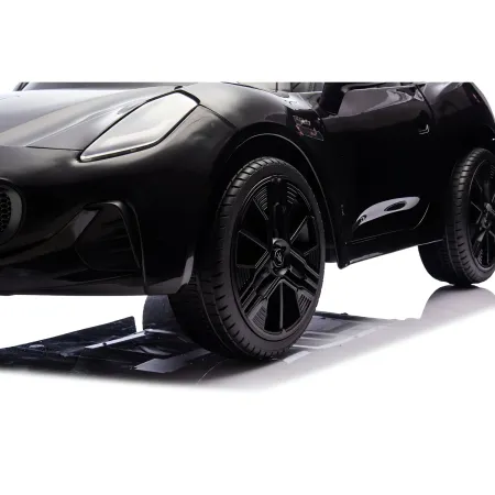 Auto Elettrica Bambini Maserati Folgore 2 Posti 12V Nero Doppio Motore
