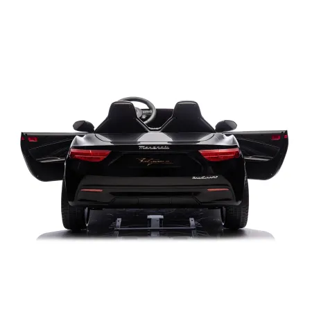 Auto Elettrica Bambini Maserati Folgore 2 Posti 12V Nero Doppio Motore