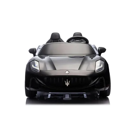 Auto Elettrica Bambini Maserati Folgore 2 Posti 12V Nero Doppio Motore