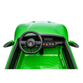 Auto Elettrica Bambini Maserati Folgore 2 Posti 12V Verde Doppio Motore 2