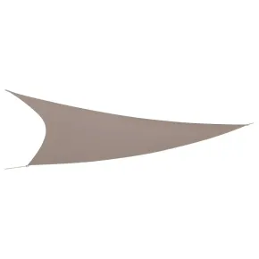 Vela Triangolare 5x5 m Tortora Idrorepellente Ombreggiante da Esterno