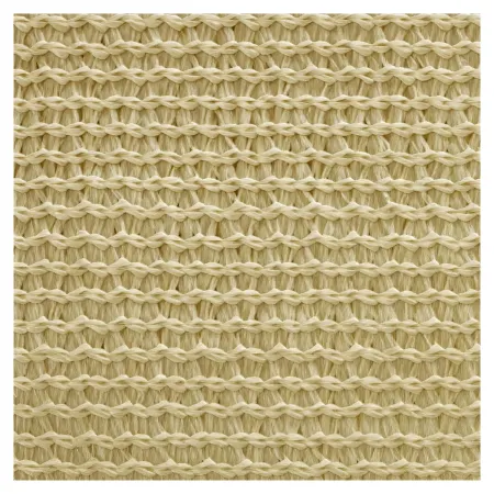 Telo a Vela Ombreggiante Quadrato 3x3 m Beige per Giardino Terrazzo