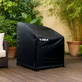 Copertura Poltrona 89x76 h 82/107 cm Poliestere Nero Impermeabile 2