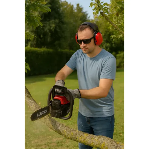 Motosega a 2 Tempi 45,8 cc Barra 45 cm Easy Start Professionale