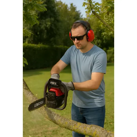 Motosega a 2 Tempi 45,8 cc Barra 45 cm Easy Start Professionale