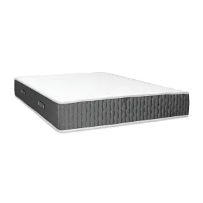 Materasso Matrimoniale 160x190x25 cm Memory Foam Traspirante Grigio