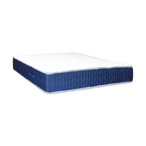 Materasso Matrimoniale Memory Invernale 160x190x25 cm Traspirante Blu