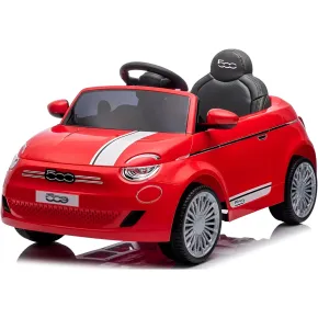 Auto Elettrica Bambini FIAT 500 10,8V Rosso Batteria Ricaricabile