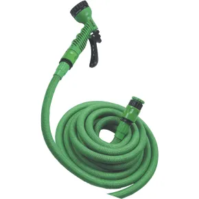Tubo Estensibile da Giardino 10-30 m con Pistola a 8 Getti Irrigazione