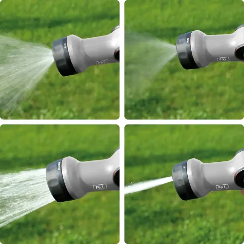 Tubo da Giardino Estensibile 15 m con Pistola per Irrigazione Multigetto