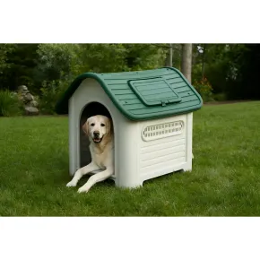 Cuccia per Cani Taglia Grande da Esterno Interno in Resina Impermeabile 2
