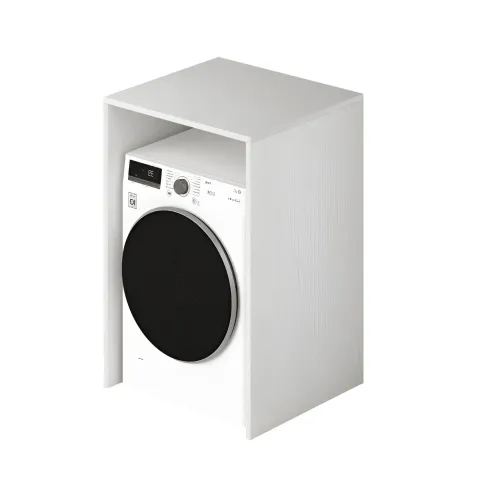 Colonna Copri Lavatrice Asciugatrice Salvaspazio 71x65x210 cm Bianco Frassinato