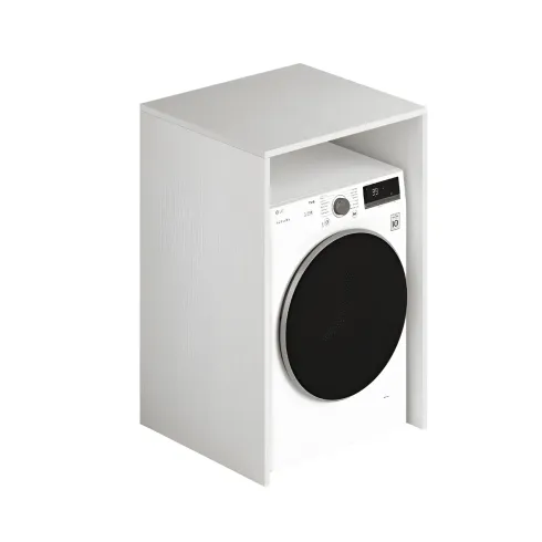 Colonna Copri Lavatrice Asciugatrice Salvaspazio 71x65x210 cm Bianco Frassinato