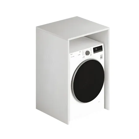 Colonna Copri Lavatrice Asciugatrice Salvaspazio 71x65x210 cm Bianco Frassinato