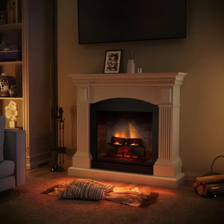 Camino Elettrico Tagu Magna PowerFlame2 1600w Bianco