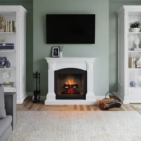 Camino Elettrico Tagu Magna PowerFlame2 1600w Bianco