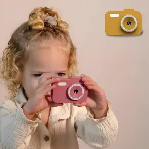Fotocamera Digitale per Bambini Video HD 1080P Rosa Filtri Divertenti 2