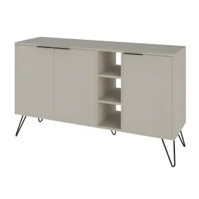 Madia Moderna 3 Ante da Soggiorno Credenza con Vani Cashmere