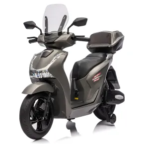 Moto Elettrica per Bambini 12V Scooter Grigio Honda SH125