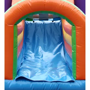 Castello Gonfiabile per Bambini Professionale con Scivolo e Ostacoli 2