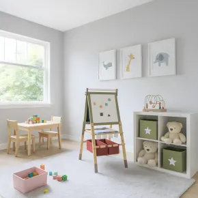 Lavagna Doppia Faccia per Bambini Magnetica e Cancellabile Estensibile 2