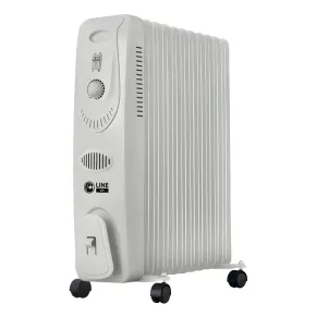 Radiatore Elettrico ad Olio 9 Elementi 2000W Regolabile Termostato